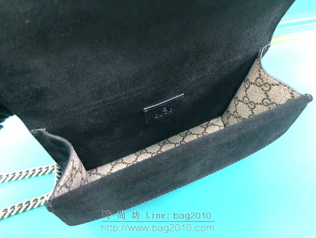 Gucci古馳包包 G家新款女包 款號:421970 古奇鏈條單肩斜挎包 Gucci小號酒神包  gdj1349